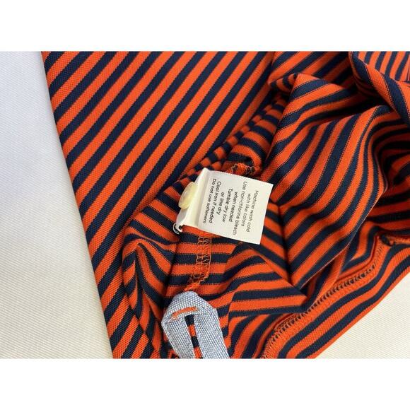 Walter Hagen Men's 11 Majors Short Sleeve Blue Orange Stripe Golf Polo Shirt XXL - Picture 9 of 9